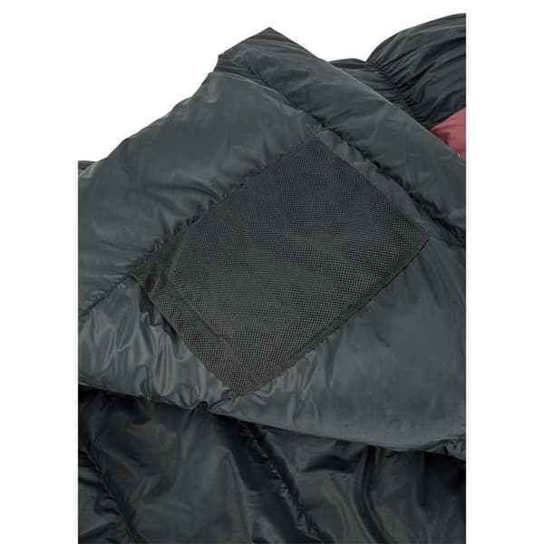 Nordisk Makuupussi Voyage 500 Punainen,Musta Short / Left Zipper