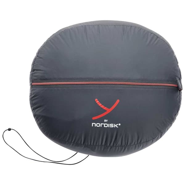 Nordisk Makuupussi Voyage 500 Punainen,Musta Short / Left Zipper