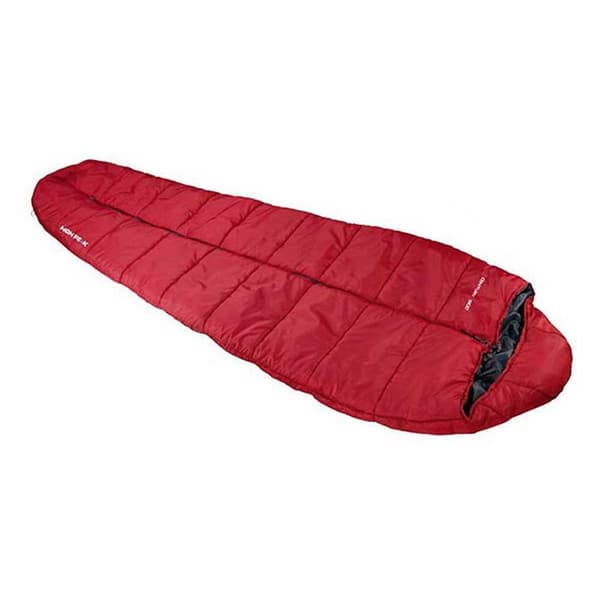High Peak Makuupussi Century 300 Punainen Extra Long / Left Zipper