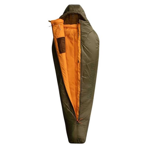 Mammut Sovepose Perform Fiber -7ºc Grøn Extra Long / Central Zipper