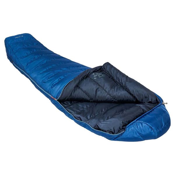 Vaude Sovepose Hochgrat 500 Xl Dwn Blå Extra Long / Left Zipper