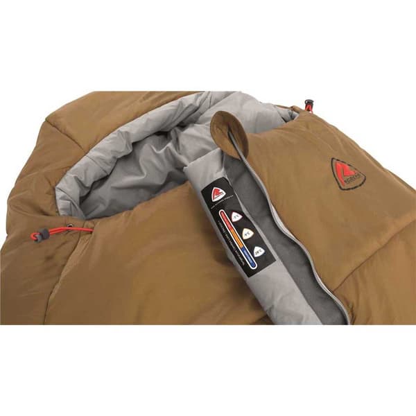 Robens Sovsäck Icefall Pro 600 -1ºc Brun Long / Left Zipper