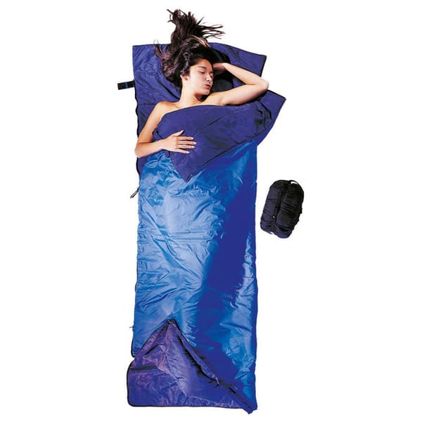 Cocoon Sovsäck Tropic Traveler Silk Blå Regular