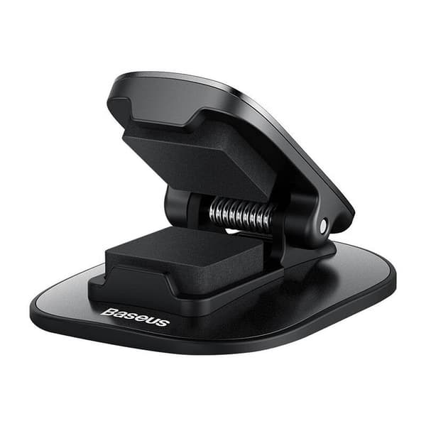 ORGANIZATOR auto Baseus Platinum Vehicle eyewear, poate fi utilizat pentru prindere ochelari sau cabluri, adeziv 3M, negru "ACYJN-A01" - 6953156220096