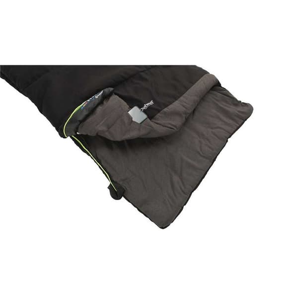 Outwell Makuupussi Celebration Lux 4ºc Musta,Harmaa Long / Left Zipper