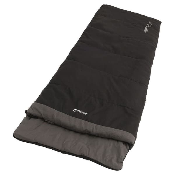 Outwell Makuupussi Celebration Lux 4ºc Musta,Harmaa Long / Left Zipper