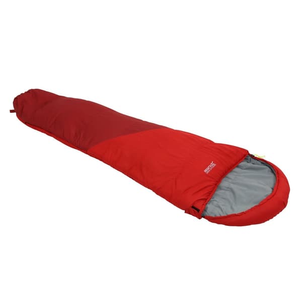 Regatta Hilo V2 300 Mummy Sleeping Bag Pepper/Dark Red 220cm x 80cm x 40cm