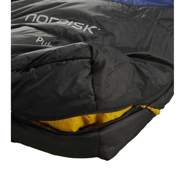 Nordisk Makuupussi Puk -2ºc Sininen Regular / Left Zipper