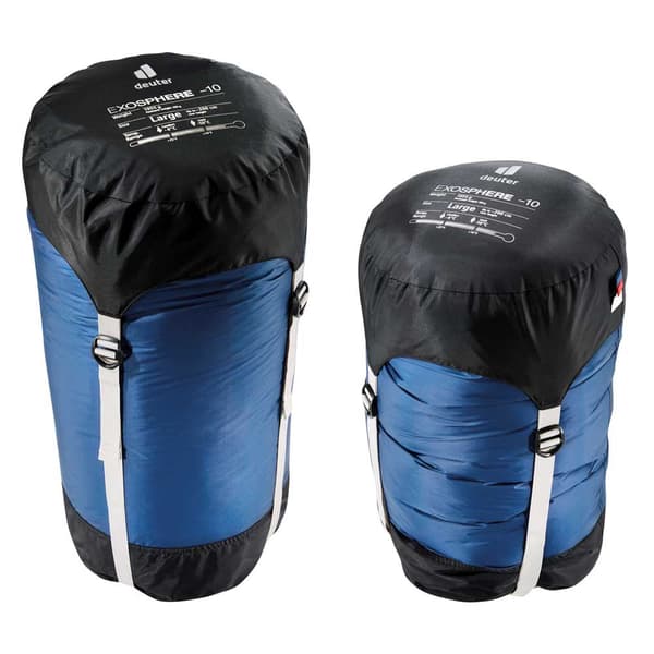 Deuter Makuupussi Eksosfääri-10° L Sininen Long / Left Zipper