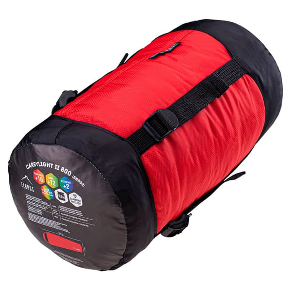 Elbrus Sovsäck Carrylight Ii 800 Röd One Size / Right Zipper