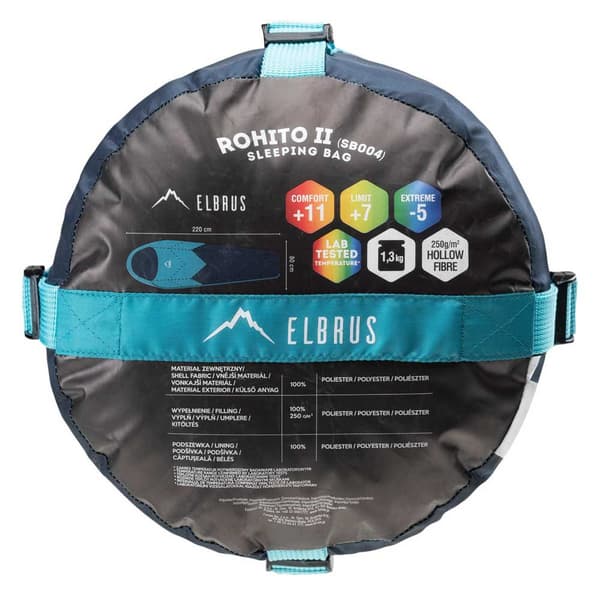 Elbrus Sovepose Rohito Ii Blå Regular / Right Zipper