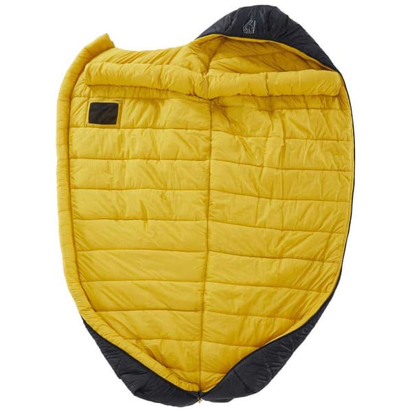 Nordisk Makuupussi Puk-10 Astetta Keltainen,Sininen Extra Long / Left Zipper