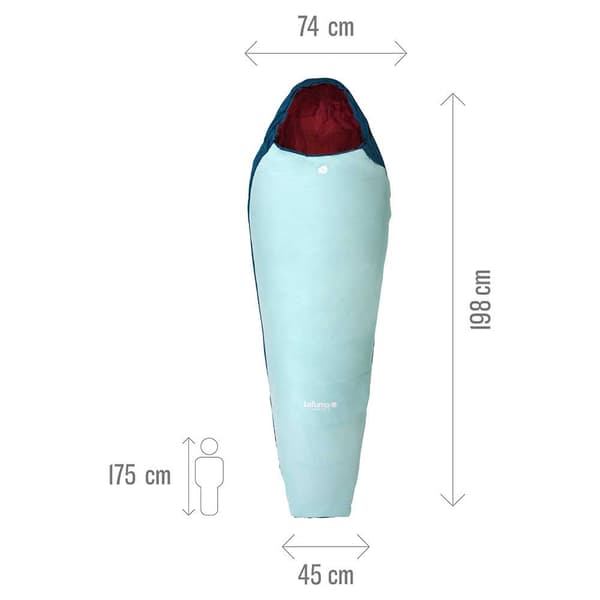 Lafuma Naisen Makuupussi Active 10°c Valkoinen Long / Left Zipper