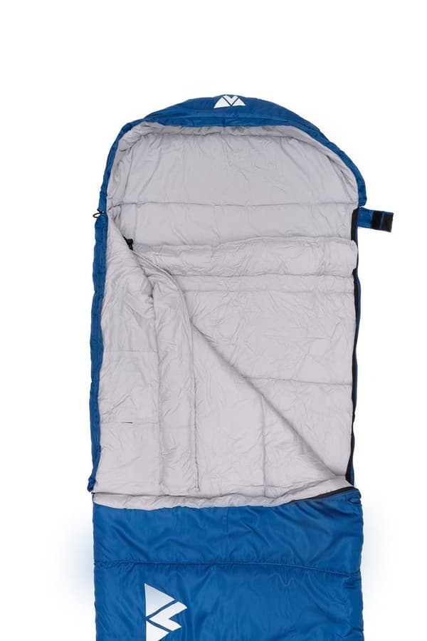 sovepose camper-blå