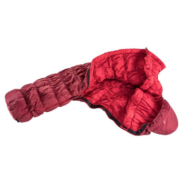 Deuter Makuupussi Eksosfääri-6° Violetti Regular / Left Zipper