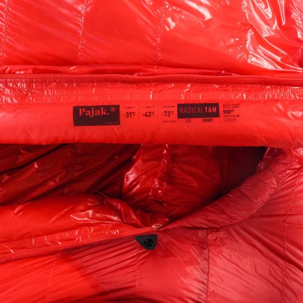 Pajak Sovsäck Radical 16h Röd Regular / Left Zipper