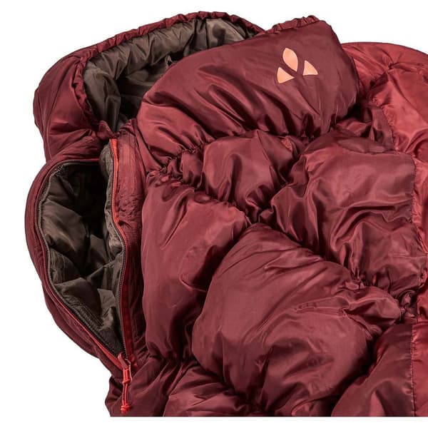 Vaude Makuupussi Meglis 1100 Syn Punainen Long / Left Zipper