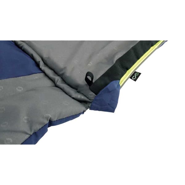 Outwell Sovepose Contour Lux Double Blå Long / Right Zipper