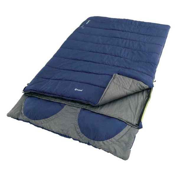 Outwell Sovepose Contour Lux Double Blå Long / Right Zipper