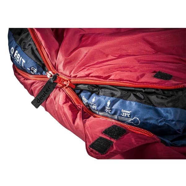 Deuter Makuupussi Orbit Punainen 74 x 175 x 47 cm / Right / Left Zipper