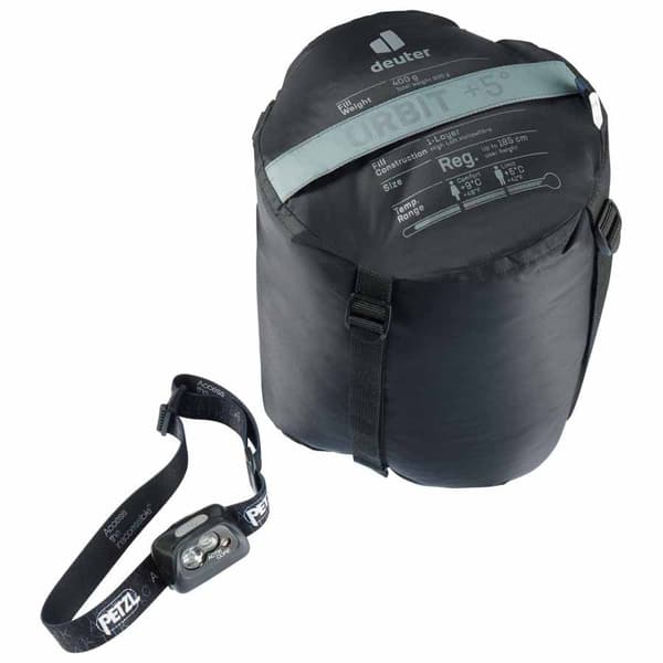 Deuter Sovepose Orbit +5° Grå Regular / Left Zipper