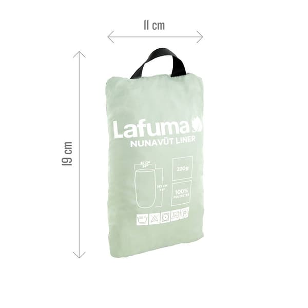 Lafuma Makuupussi Nunavüt Liner Valkoinen Long / Left Zipper
