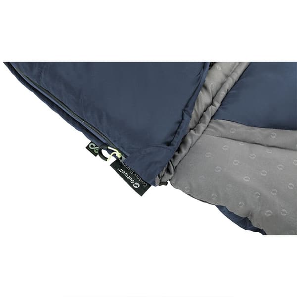 Outwell Makuupussi Contour Lux Sininen Long / Left Zipper