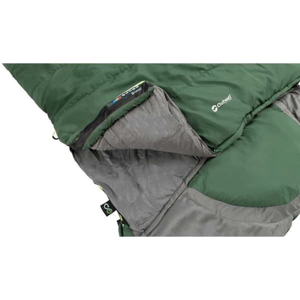Outwell Makuupussi Contour Lux Xl Vihreä Long / Left Zipper