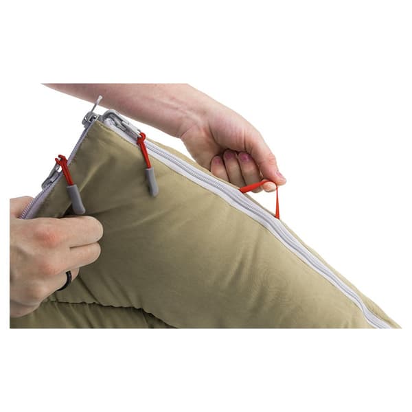 Robens Makuupussi Base Camp Beige,Vihreä Regular / Left Zipper