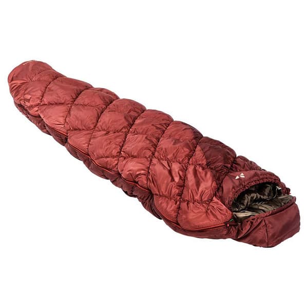 Vaude Sovepose Meglis 700 Syn Rød Long / Left Zipper