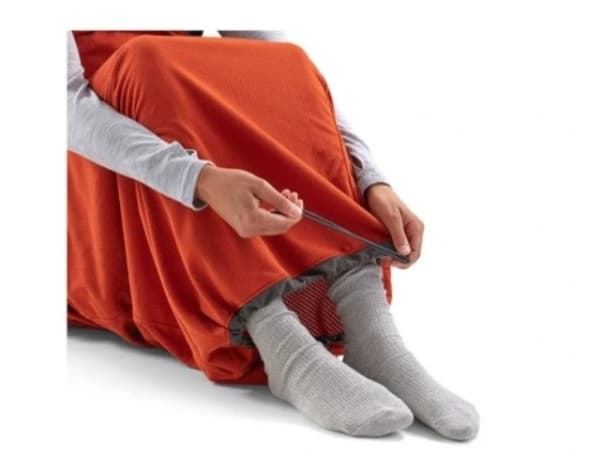 Sea To Summit Reactor Fleece sovepose Liner - Mumie m/ snoretræk- kompakt- orange