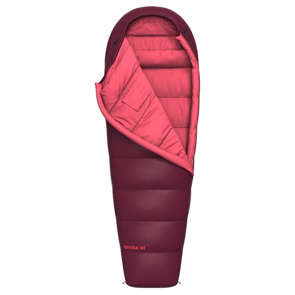 Hannah Naisen Makuupussi Bivak 240 Violetti 175 cm / Right Zipper