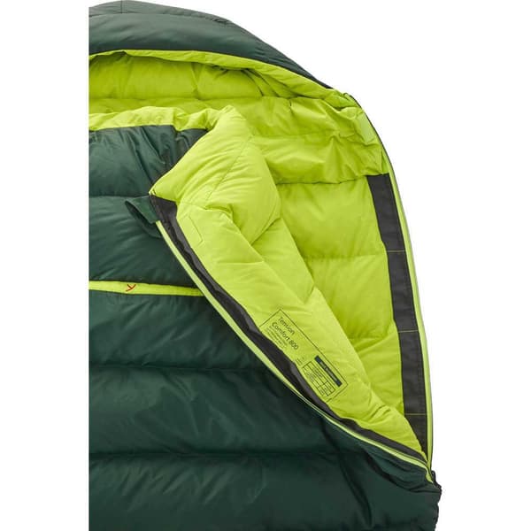 Nordisk Sovepose Tension Comfort 800 Grøn Short / Left Zipper