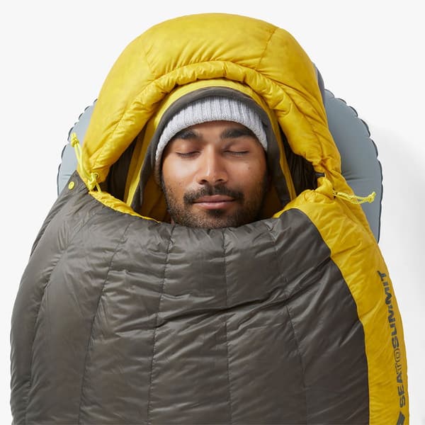 Sea To Summit Sovsäck Gnista-18°c Gul Long / Left Zipper