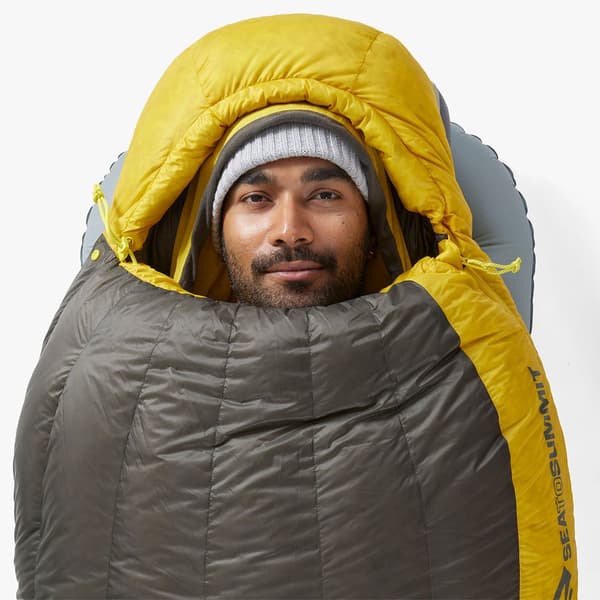 Sea To Summit Sovsäck Gnista-18°c Gul Long / Left Zipper