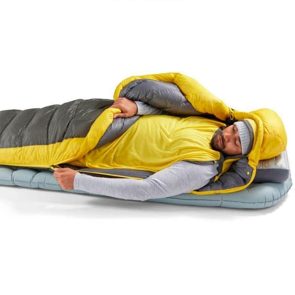 Sea To Summit Sovsäck Gnista-18°c Gul Long / Left Zipper