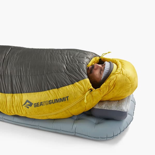 Sea To Summit Sovsäck Gnista-18°c Gul Long / Left Zipper