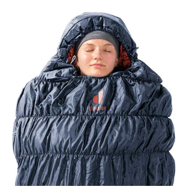Deuter Sovepose Exosphere 0° Sl Blå Short / Left Zipper