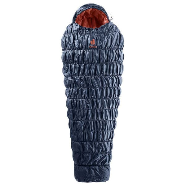 Deuter Sovsäck Exosphere 0° Sl Blå Short / Left Zipper