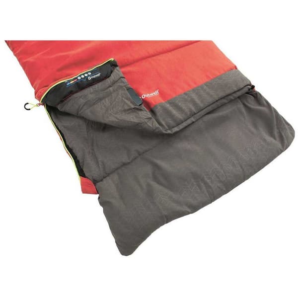 Outwell Sovepose Celebration Lux 4ºc Grøn Long / Left Zipper