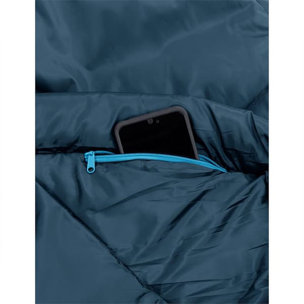Vaude Sovepose Sioux 800 Xl Ii Blå Long / Right Zipper