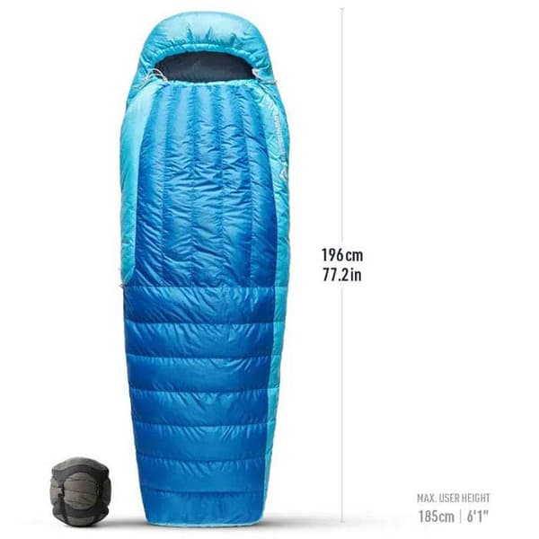 Sea To Summit Makuupussi Trek-9°c Sininen Regular / Left Zipper
