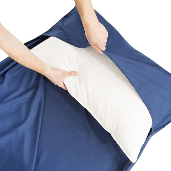 2 i 1 sovsäckslakan, resecampinglakan 90x210cm, sommarsovsäck