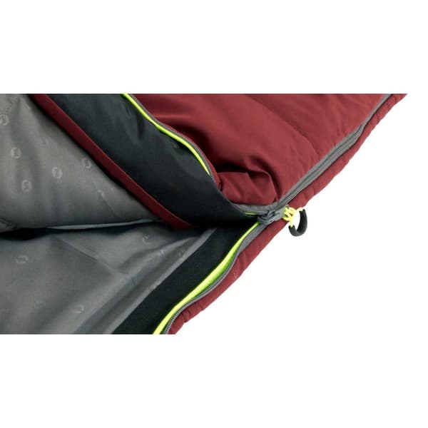 Outwell Junioreiden Makuupussi Contour Punainen Short / Left Zipper
