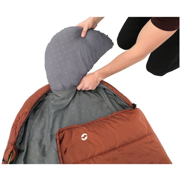 Outwell Makuupussi Canella Lux Oranssi Long / Left Zipper