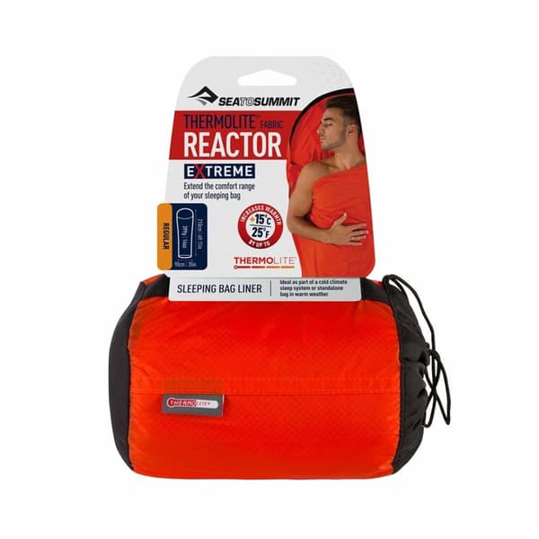 Sea To Summit Reactor Extreme Adult Mummy sovsäck Fiber Svart