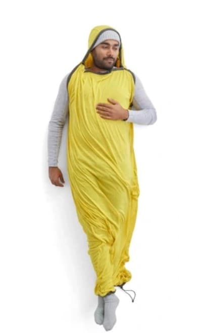 Sea To Summit Reactor Sleeping Bag Liner - Mummy M/ Snøre- kompakt- gul