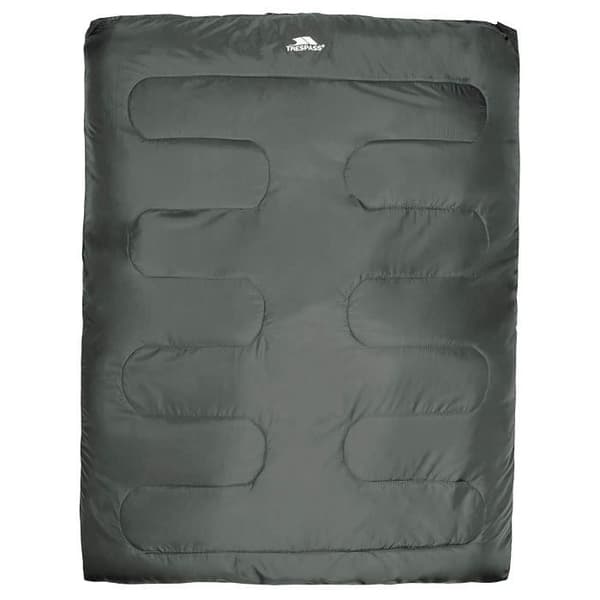 Trespass Catnap Unisex sovsäck 3 säsonger, vattenavvisande 180 x 140 cm, granit, One Size - UUACSLL30001GREEACH