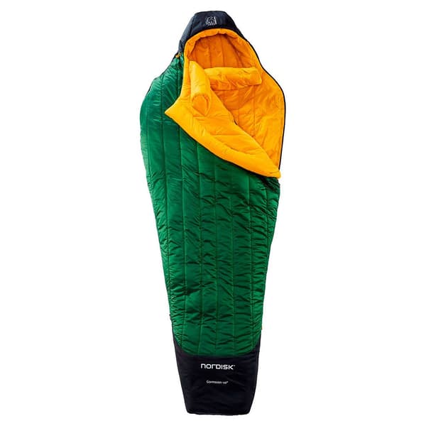 Nordisk Makuupussi Gormsson -10ºc Vihreä Short / Left Zipper