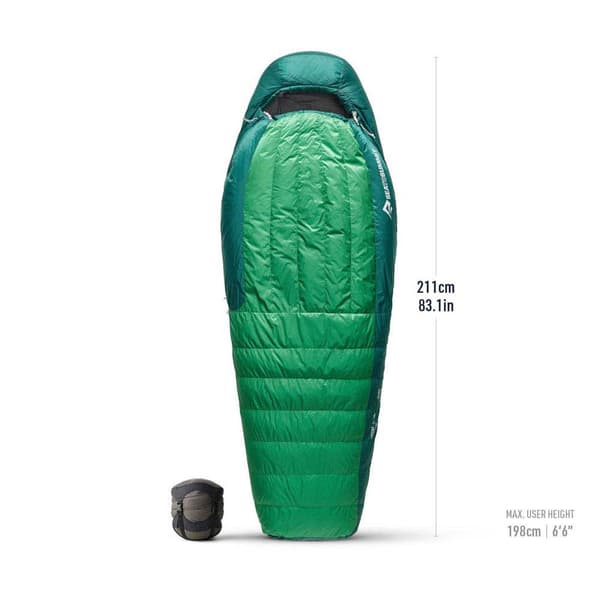 Sea To Summit Sovepose Opstigning-9°c Grøn Regular / Left Zipper